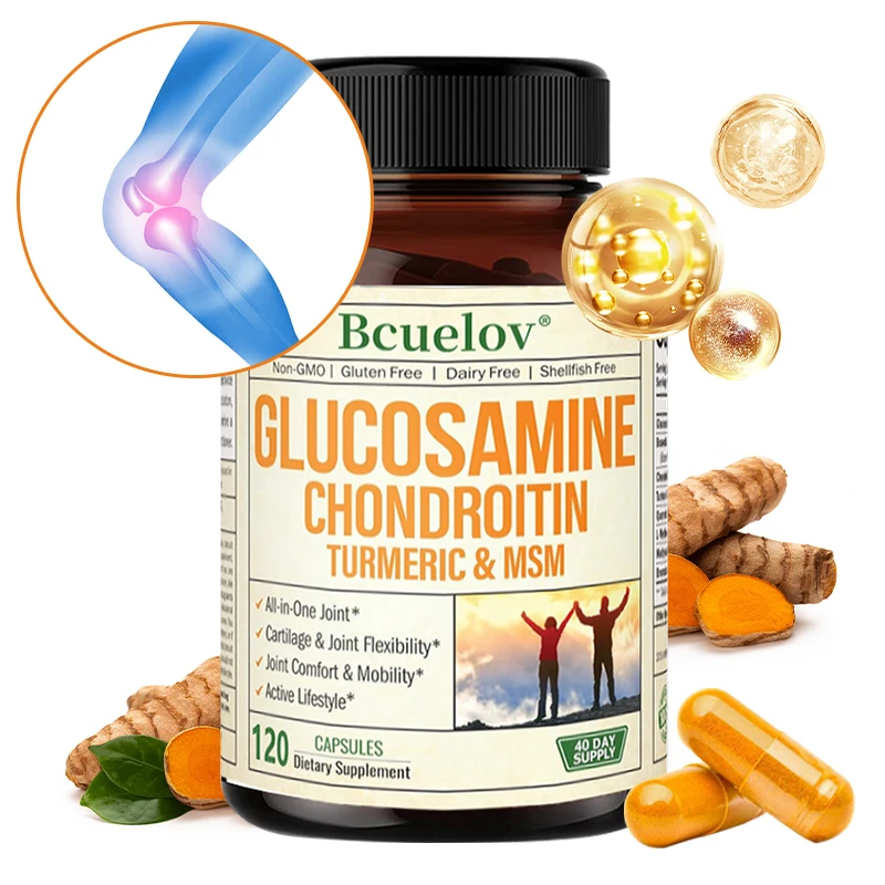 Glucosamine Chondroitin Joint - 글루코사민 콘드로이틴 심황 MSM, 조개류 없는