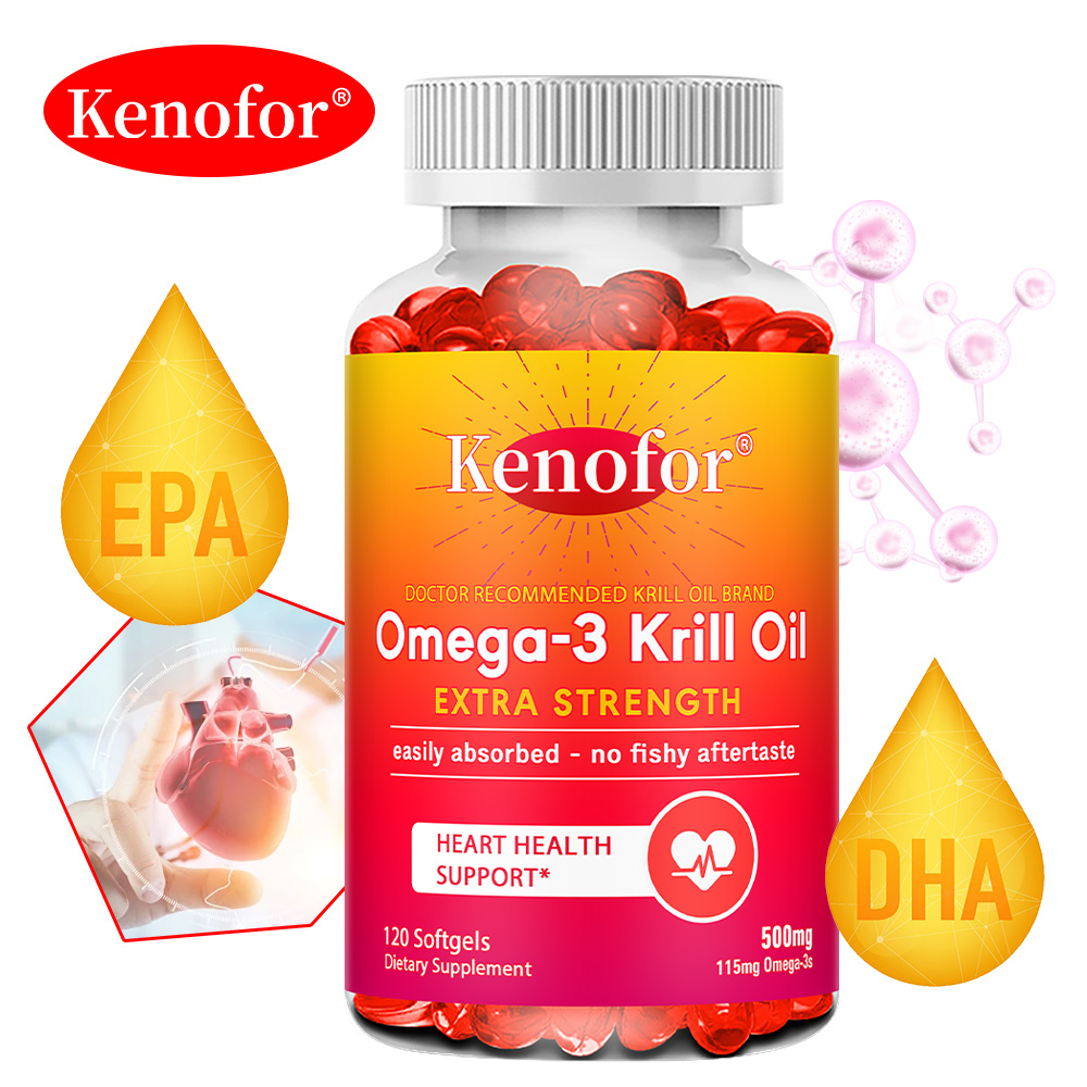 Krill Oil Supplement - 남극 크릴 오일 500mg 오메가 3