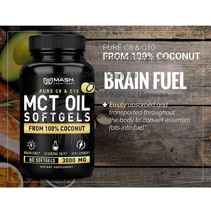 Mct Oil Coconut - MCT 오일 3600mg C8 C10 캡슐