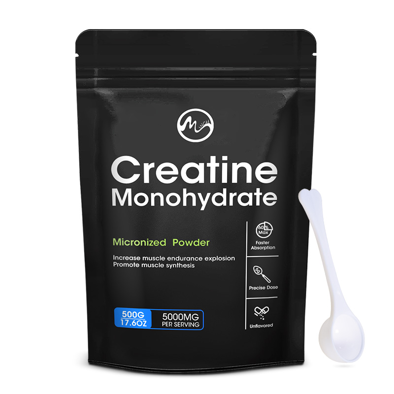 Creatine Monohydrate Powder - 민치 크레아틴 모노하이드레이트 스포츠 보충제는 근육량을
