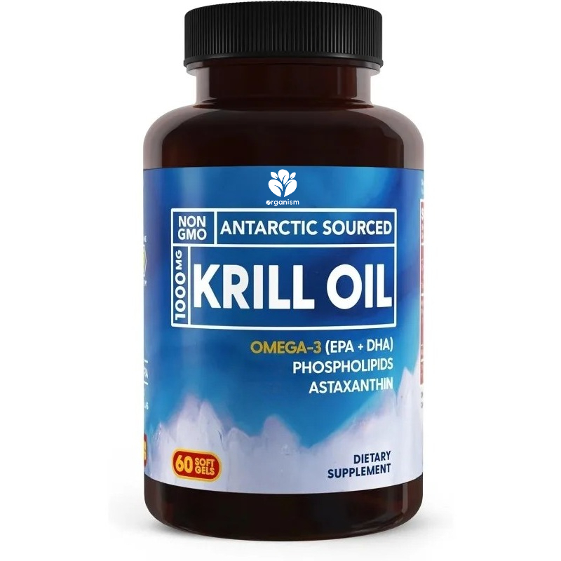 Krill Oil Supplement - 남극 크릴 오일 보충제 1000mg |