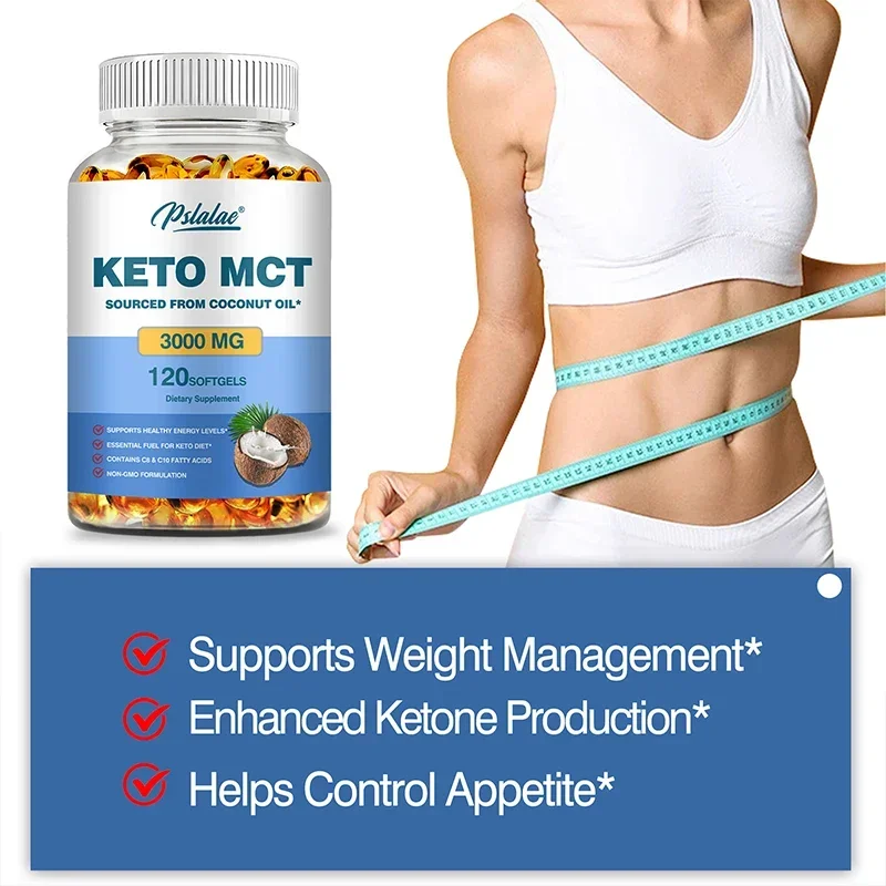 케토 MCT 오일 3000mg 캡슐 - 케토제닉 연료, - Mct Oil Coconut 리뷰 및 가격