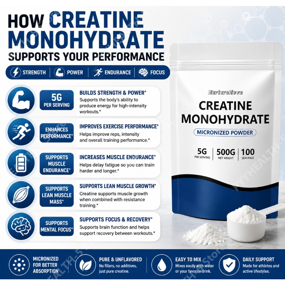 미크론화 크레아틴 모노하이드레이트 파우더 500g, 1 - Creatine Monohydrate Powder 리뷰 및 가격