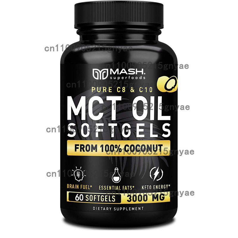 MCT 오일 3600mg C8 C10 캡슐 케토제닉 연 - Mct Oil Coconut 리뷰 및 가격