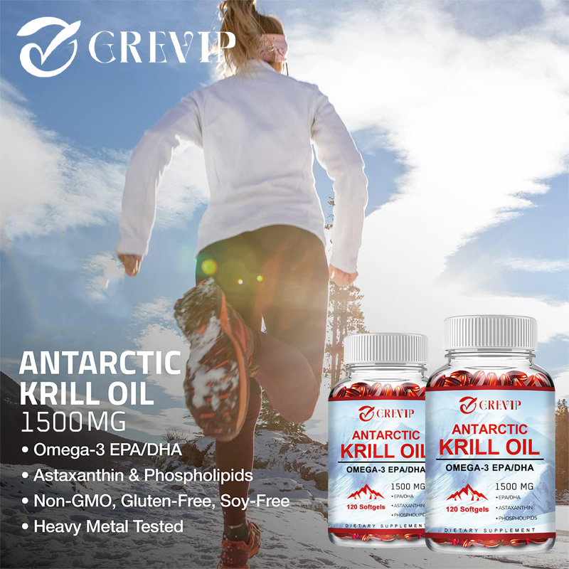 남극 크릴 오일 보충제 - 심장, 뇌, 관절 건강을 위 - Krill Oil Supplement 리뷰 및 가격
