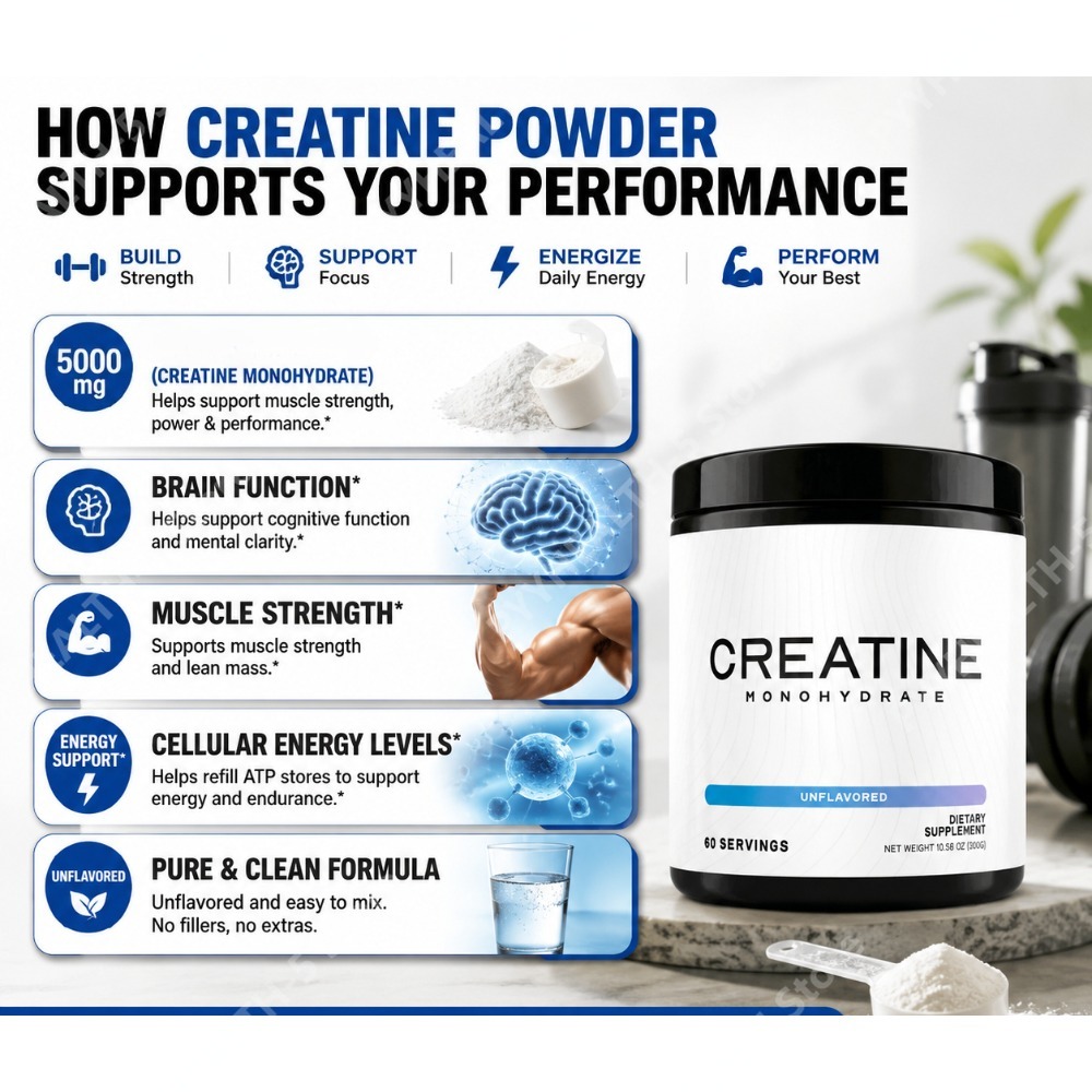 크레아틴 모노하이드레이트 파우더 5000mg 60회분  - Creatine Monohydrate Powder 리뷰 및 가격