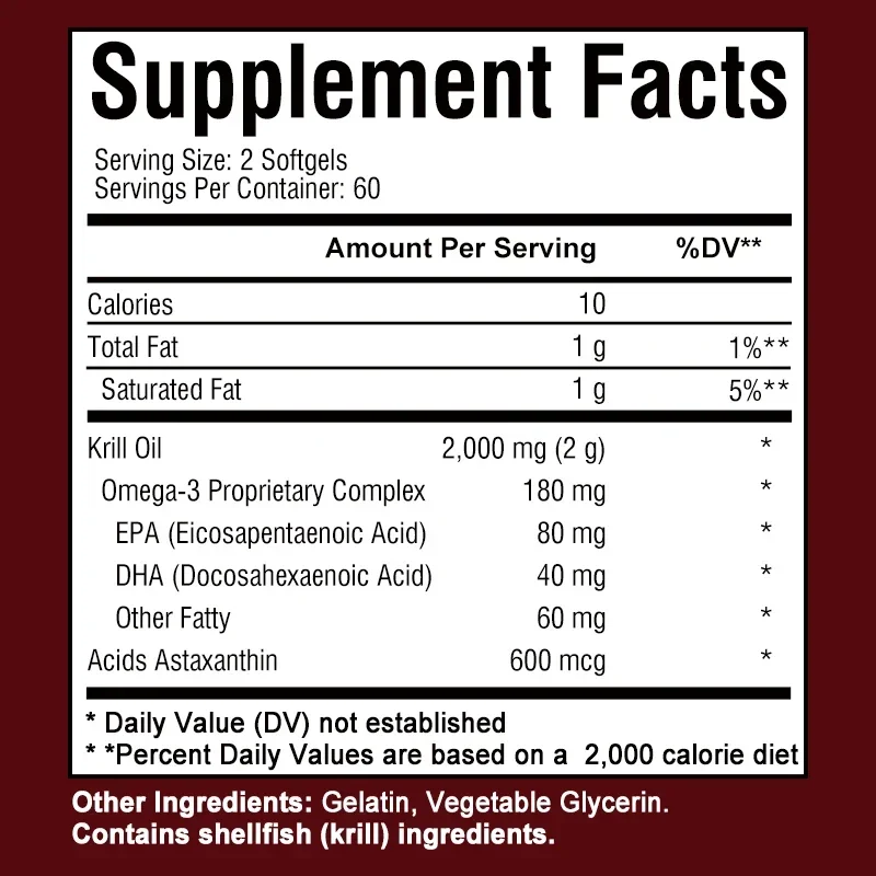 크릴 오일 보충제 - 관절 통증 감소, 심장, 뇌 및  - Krill Oil Supplement 리뷰 및 가격