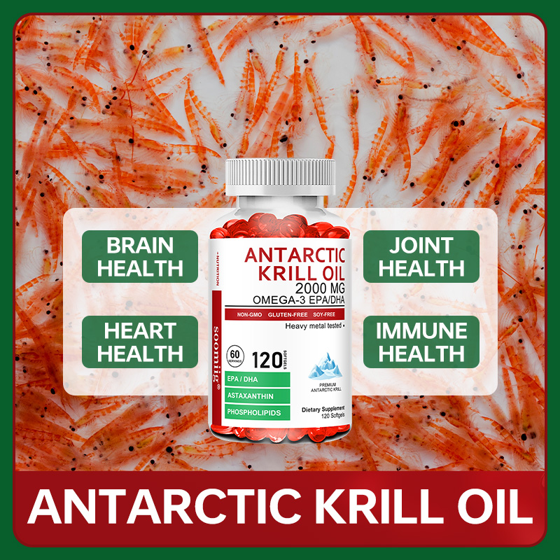 남극 크릴 오일 캡슐 2000mg, 오메가-3, EPA - Krill Oil Supplement 리뷰 및 가격