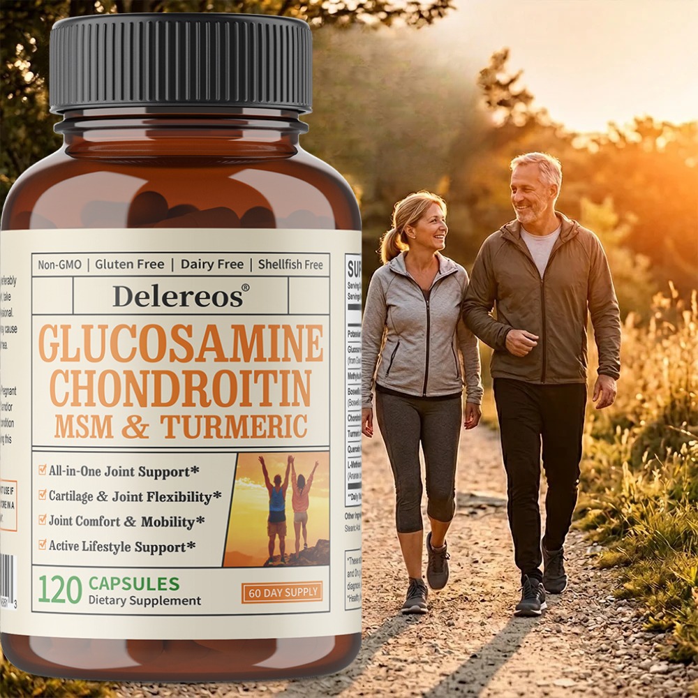 글루코사민 콘드로이틴 MSM & 강황 관절 지원 보충제 - Glucosamine Chondroitin Joint 리뷰 및 가격