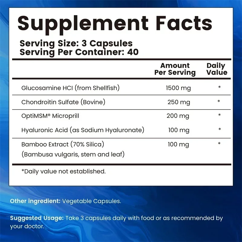 관절 지원 - 관절 및 뼈 건강을 지원하고, 뼈를 강화 - Glucosamine Chondroitin Joint 리뷰 및 가격