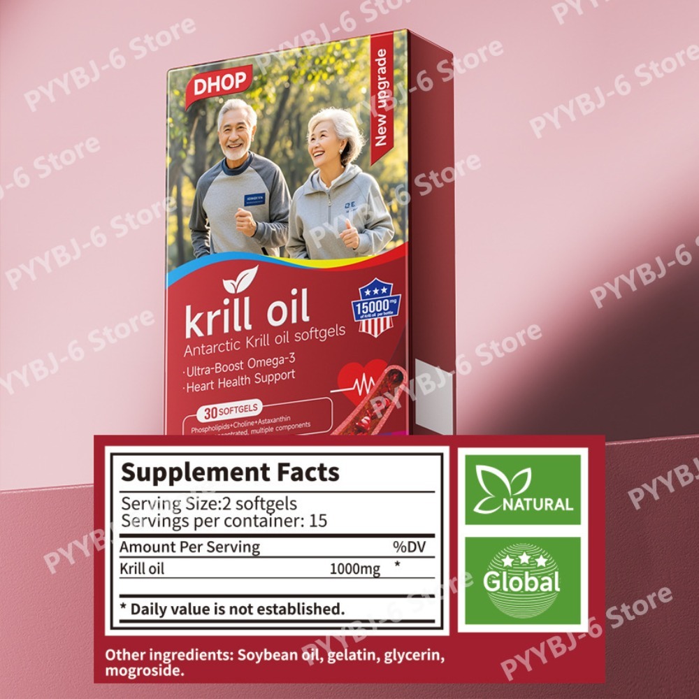 남극 크릴 오일 15000mg 30소프트젤 1회 제공량 - Krill Oil Supplement 리뷰 및 가격