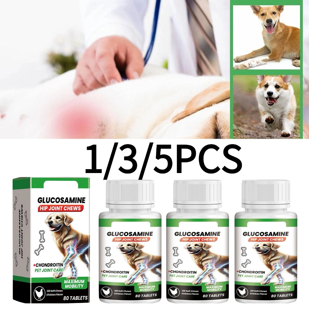 80정 개 관절 지원제 애완동물 엉덩이 관리 글루코사민 - Glucosamine Chondroitin Joint 리뷰 및 가격