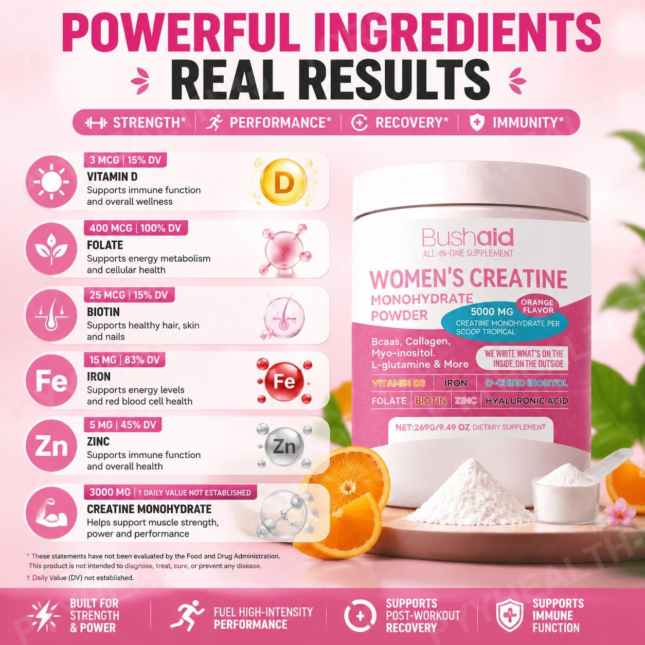 여성용 크레아틴 모노하이드레이트 파우더 3000mg ( - Creatine Monohydrate Powder 리뷰 및 가격