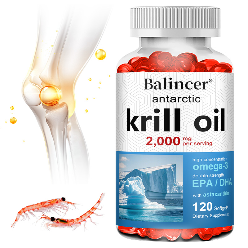 남극 크릴 오일 2000mg 보충제, 3배 강도의 천연 - Krill Oil Supplement 리뷰 및 가격