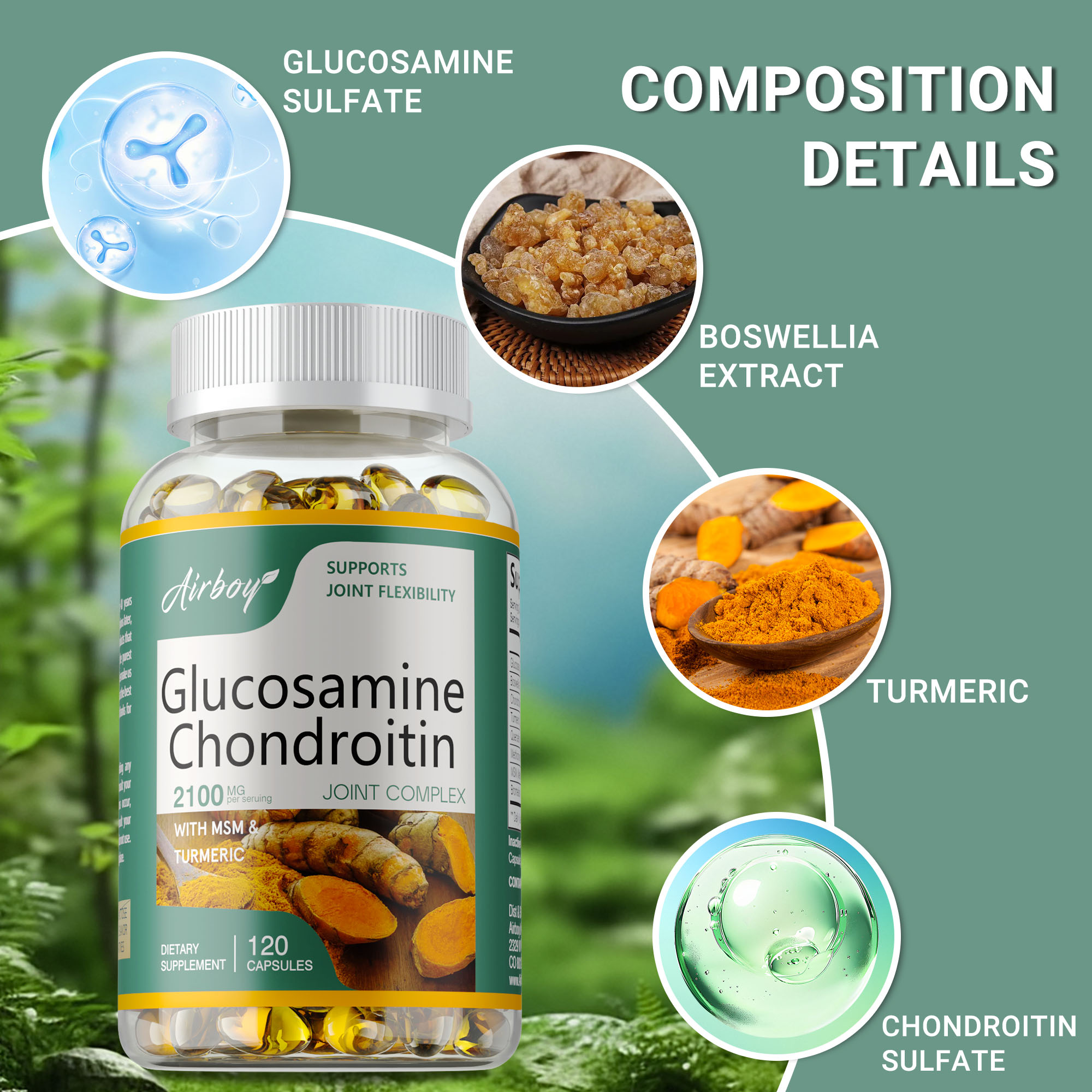 글루코사민 콘드로이틴 - 항산화제, 관절 및 무릎 건강 - Glucosamine Chondroitin Joint 리뷰 및 가격